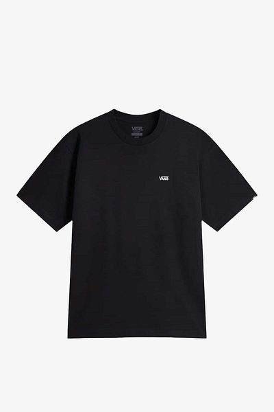 Vans Tricou negru - piept stânga II SS largi bărbați VN000P1PBLK1
