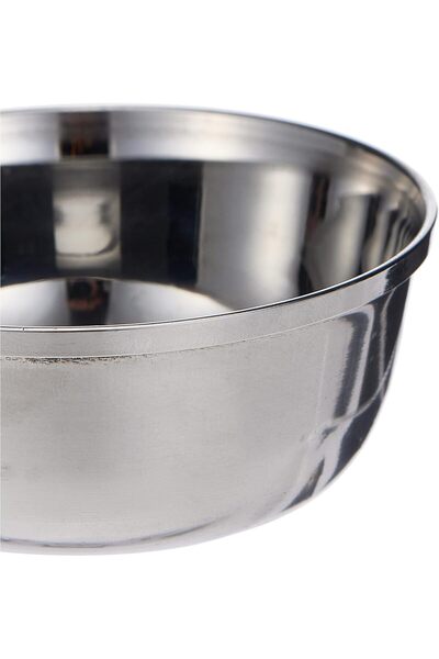 RAJ MV0004 Stainless Steel Bowl – 7cm Wide, 3cm High, Silver, for Curry, Salad, Dessert & Sides