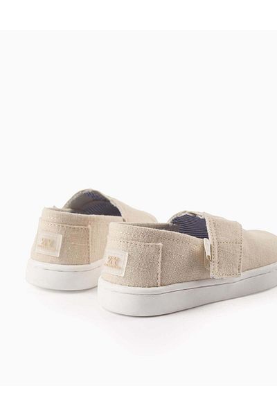 Ziddy Canvas Espadrilles for Baby Boys, Beige