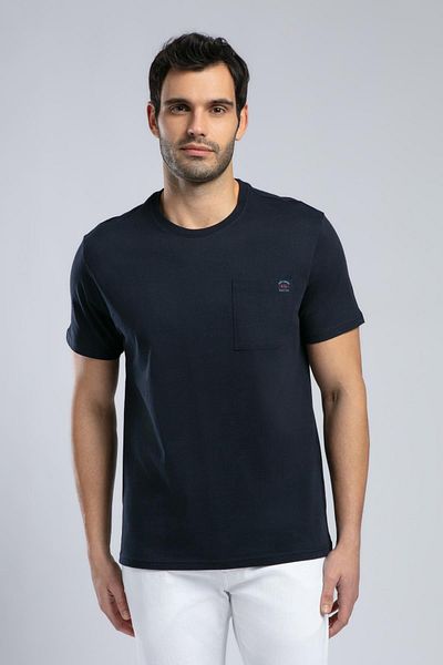 Lee Cooper Ανδρικό μπλουζάκι με λαιμόκοψη Vincent Navy Blue