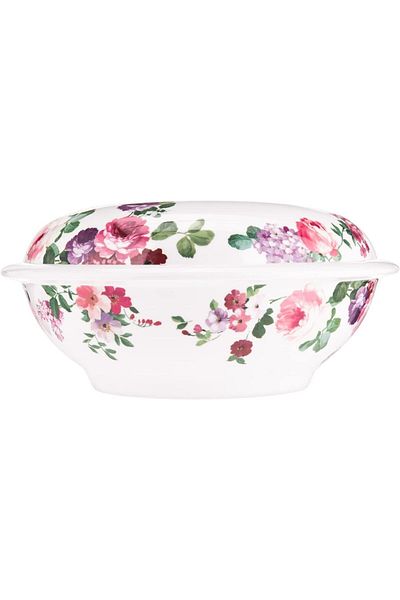 AKDC M/Mine Bowl with Lid - 25cm x 25cm x 12cm, White, 8850688002986