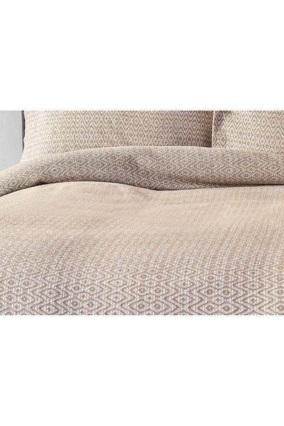 ÇIRPAN EV Karaca Home Brooks Brown Double Bed Cover