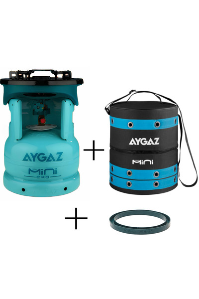 tıklasendeo Aygaz Mini Ocak Yeşil Yeni Mini Çanta Mini Altlık Mini Tüp
