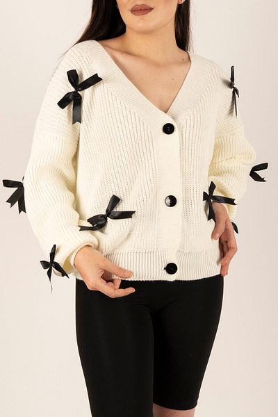 İKLİM LİFE Ribbon Knitwear Cardigan