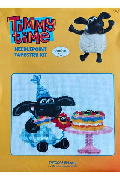 Anchor 20X25Cm Sheep Patterned Birthday Themed Tapestry Embroidery Kit