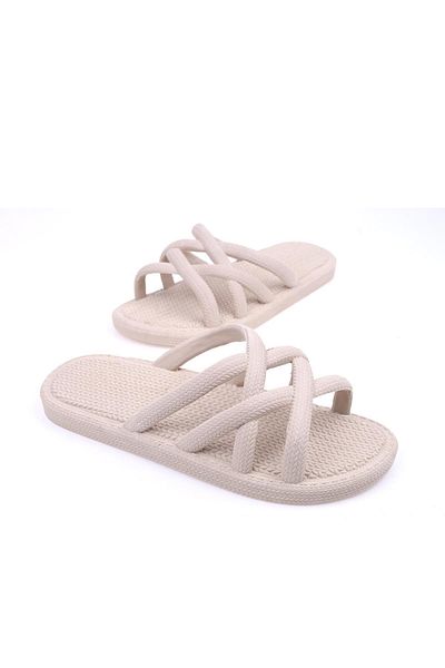 GEZER 12494 Women's Anti-Slip Sea Beach Pool Bathroom Daily Slippers