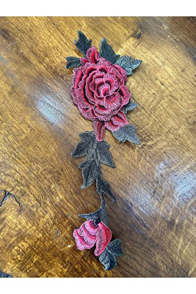 Gönülden Tasarım APLICAȚIE DE RAMURI FLOREALE CU BORDURI DE FERĂSTĂ 33X12 CM