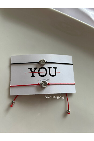 You Accessory 2'li Deniz kabuğu Arkadaş Billekliği Best Friends Çift Bilekliğ...