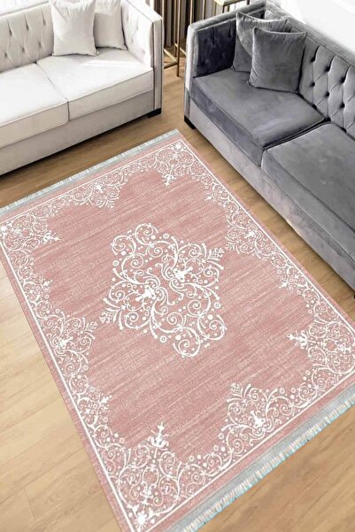 Motto Rug Store Eko Dijital Baskı Yıkanabilir Kaymaz Taban Dekoratif Salon Ha...