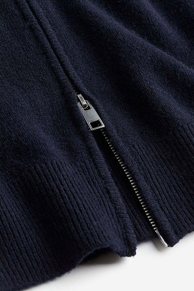 H&M Regular Fit Wool zip-through cardigan