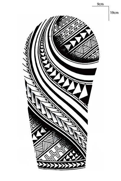 TAKIŞTIR Geçici Tribal Figürlü Orta Boy Dövme Tattoo