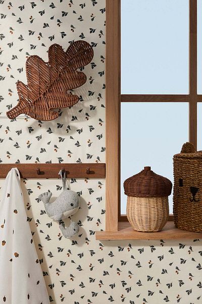 H&M Rattan wall lamp