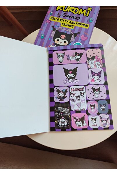 ZEUS_OLİMPOS Kuromi Sticker Kitabı Sticker Albüm Hello Kitty Albüm 1 ADET