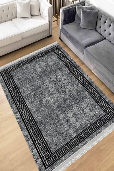 Motto Rug Store Eko Dijital Baskı Yıkanabilir Kaymaz Taban Dekoratif Salon Ha...