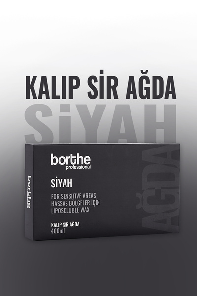 Borthe Kalıp Ağda Siyah/Black 400ml