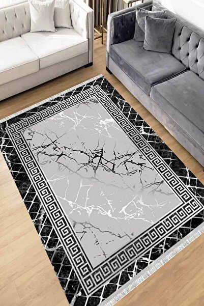 Motto Rug Store Eko Dijital Baskı Yıkanabilir Kaymaz Taban Dekoratif Salon Ha...