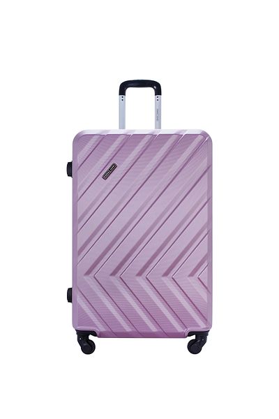 PARAJOHN Chevron 20-Inch Cabin-Size (Small) ABS Hard Case Luggage Trolley Bag with 4 Spinner Wheels and Lock