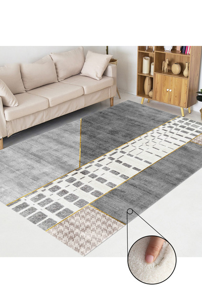 sharpdo Rectangular Soft Touch Carpet Multicolor 160*230cm