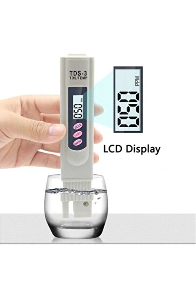 Genel Markalar Dijital TDS Metre Sıcaklık İçe Suyu Sertlik Ölçüm Aleti Su Kal...