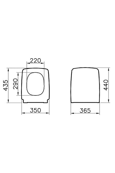 VitrA Capac WC, inchidere lenta soft close