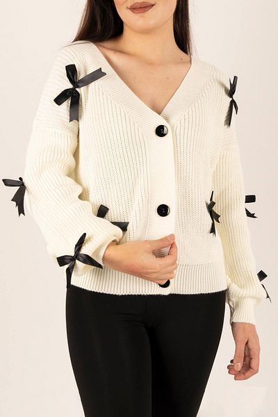 İKLİM LİFE Ribbon Knitwear Cardigan
