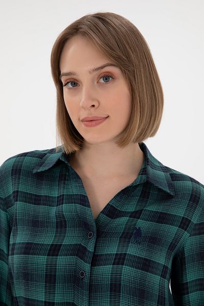 U.S. Polo Assn. Women's Mint Long Sleeve Shirt 50296996 -Vr090