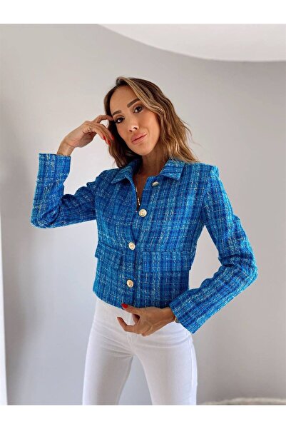 Maldia Shop Жіночий піджак на ґудзиках Dore на ґудзиках з тувіту