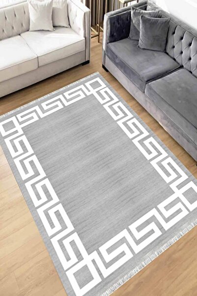 Motto Rug Store Dijital Baskı Yıkanabilir Kaymaz Taban Dekoratif Salon Halısı...