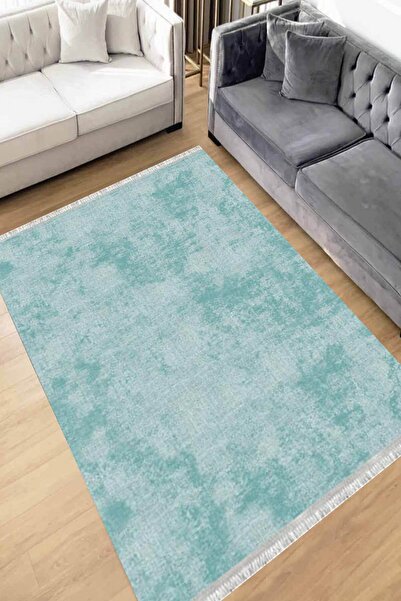 Motto Rug Store Eko Dijital Baskı Yıkanabilir Kaymaz Taban Dekoratif Salon Ha...