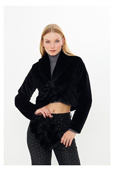 TIFFANY&TOMATO Kısa Peluş Bolero