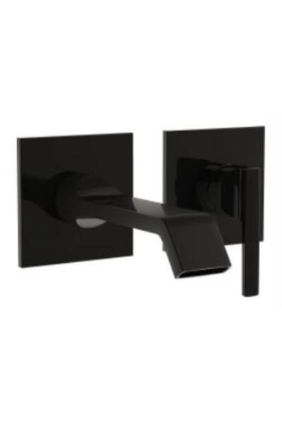 VitrA Suit Built-In Sink Faucet A4278239 Surface Mounted Group - Glossy Black