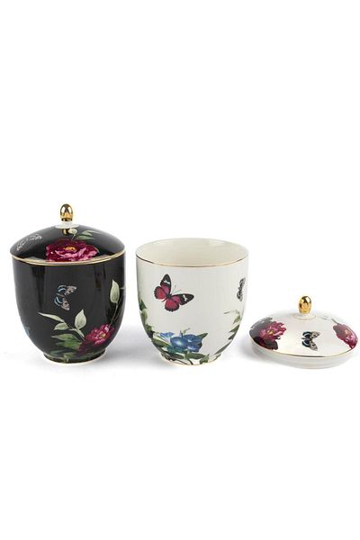 Mikasa Moor Bianco Rose 2 Jar 13X18Cm