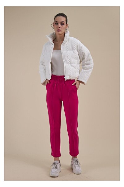 TIFFANY&TOMATO Düz Paça Dalgıç Pantolon-Fuşya