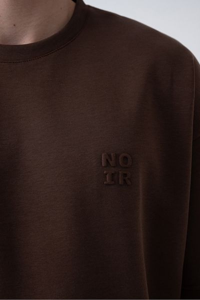 İLKCET MODA Ανδρικό μπλουζάκι No Emboss Oversize