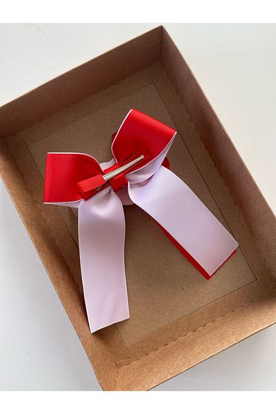 Stil Tasarım Toka Strawberry Buckle with Red and White Ribbon