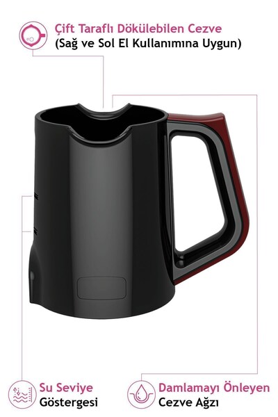 Altus Türk Kahvesi Makinesi-Sesli Uyarı- 5 fincan kapasiteli