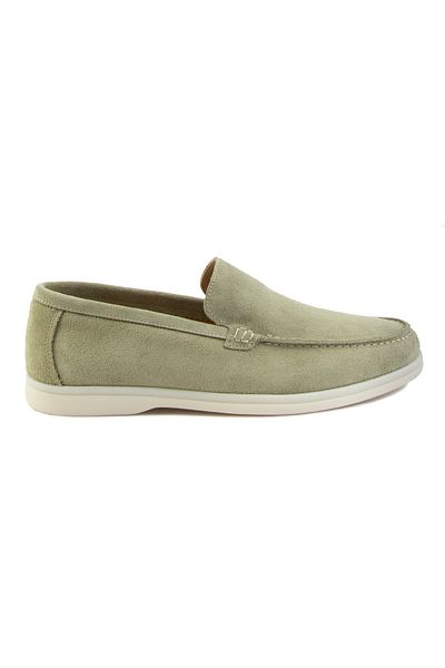 Pegia Loafer plat pentru bărbați din piele de căprioară autentică 500911