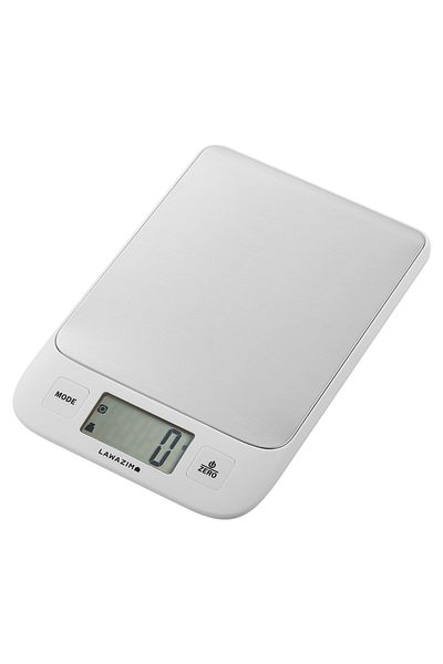 Lawazim Food Scale – 5kg/0.1g High-Precision Digital Kitchen Scale with Stainless Steel Surface