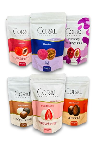 Coral 6'lı Draje Atıştırmalık Çikolata Avantaj Paketi 480 GR