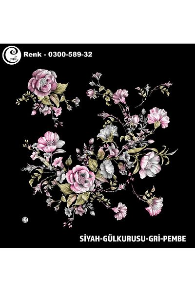 Cenk Γράψιμο με μοτίβο κέντημα - 0300-589 - Χρώμα-32