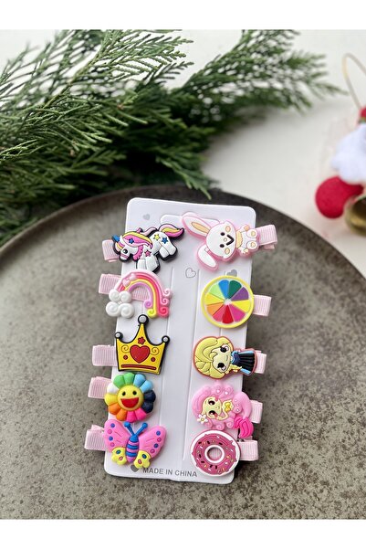 NEHİRDEN 10 Parça Çocuk ve Bebek Toka Seti