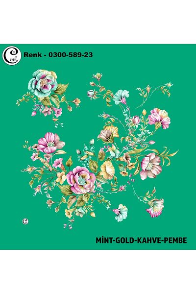 Cenk Γράψιμο με μοτίβο κέντημα - 0300-589 - Χρώμα-23