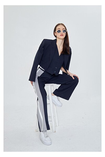 TIFFANY&TOMATO Yanları Şeritli Garnili Pantolon