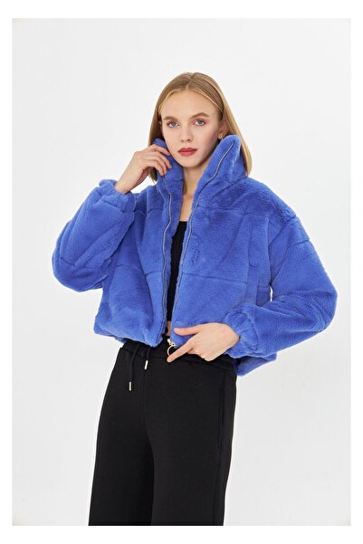 TIFFANY&TOMATO Fleto Cepli Kapitone Peluş Mont