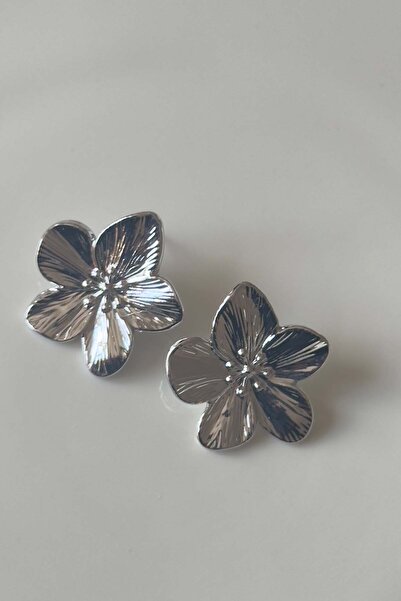 AMORE.İST STORE Yaprak Çiçek Küpe