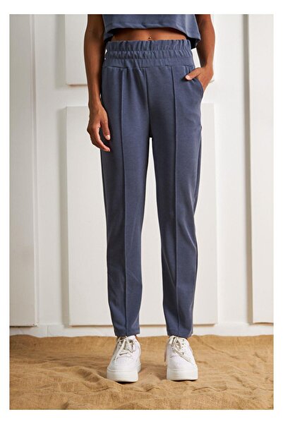 TIFFANY&TOMATO Düz Paça Dalgıç Pantolon-İndigo