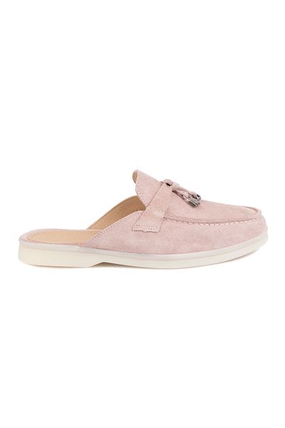 Pegia Genuine Suede Women's Buckle Slippers 700912