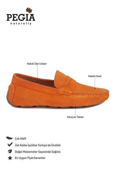 Pegia Genuine Suede Men's Loafer Shoes 500901