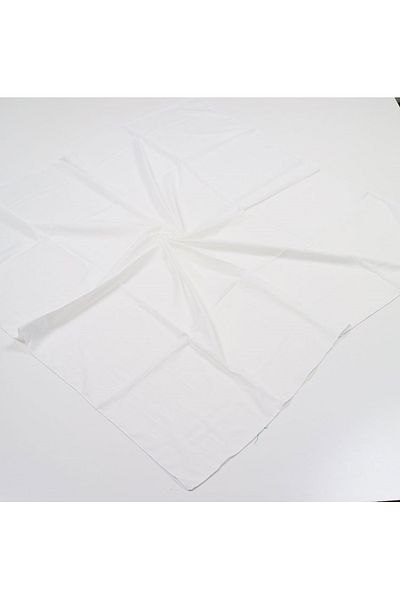 BAYSEM Eșarfă Mio Jazz de culoare uni - Model-02 - Alb