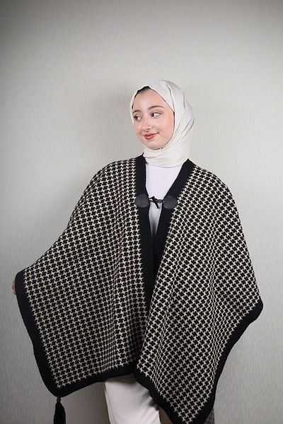 BAYSEM Knitwear Poncho - Pattern-02 - Color-06